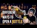 How To Open A Bottle Without Using A Bottle Opener