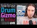 Making a drum part with DrumGizmo in Ardour (unfa live 2021-06-06)