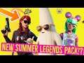 NEW Fortnite Summer Legends Pack! NEW UNPEELY SKIN! SUMMER FABLE SKIN & TROPICAL PUNCH ZOE SKIN!
