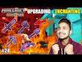 UPGRADING MY TOOLS TO NETHERITE & ENCHANTING THEM || MINECRAFT SURVIVAL #24