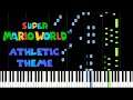 Athletic Theme - Super Mario World (Piano Tutorial) [Synthesia]