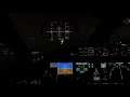 Cockpit 787-10 Night Apprach at Bangkok • Microsoft Flight Simulator