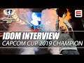 iDom gives his first thoughts after winning Capcom Cup 2019 | ESPN Esports