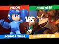 SSC 2019 SSB4 -  Vision (Mega Man) VS  PerryG45 (Donkey Kong) Smash WiiU Round 1 Pools