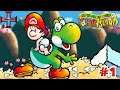 Super Mario World 2: Yoshi's Island 100% #1 Mundo 1 Parte 1