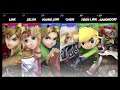 Super Smash Bros Ultimate Amiibo Fights  – Request #18689 Legend of Zelda team battle