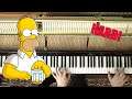 The Simpsons Theme on Piano