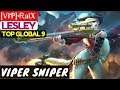 Viper Sniper [Top Global 9 Lesley] | [ᏙiP]•ᎡaiX Lesley Gameplay and Build #1 Mobile Legends
