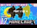 EP2 - Building a Minecraft BAT lazy river in OUR ZOO?! - Building the glass dome
