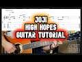 How to play Joji - High Hopes Guitar Lesson Tutorial