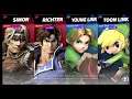Super Smash Bros Ultimate Amiibo Fights – Request #17035 Simon & Richter vs Young Link & Toon Link