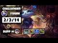 Yuumi Support 11.18 Challenger Gameplay Replay - S11 (2/3/14) - BR