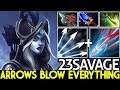 23SAVAGE [Drow Ranger] Imba Arrows Damage Multishot Scepter 7.23 Dota 2
