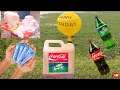 Experiment: Coca Cola VS Mentos and Sprite VS Mentos - Super Reaction!