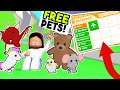 I GAVE AWAY ALL MY PETS in ADOPT ME for FREE! * I LOSE ALL MY PETS* - Roblox