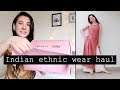 INDIAN ETHNIC WEAR HAUL 2019 | Foreigner in India | TRAVEL VLOG IV