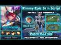 Kimmy Epic Skin (Astrocat) Script with Backup File, Full Effects, Full Frame! | Mobile Legends