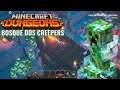 MINECRAFT DUNGEONS : XBOX ONE S GAMEPLAY - BOSQUE DOS CREEPERS #2