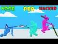 NOOB vs PRO vs HACKER in Angle Fight 3D