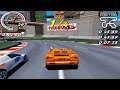 Speed Up - Gaelco 3D Hardware - Barcelona Down-Town - Orange Car   Corrida Completa/Full Race