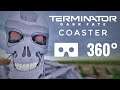 Terminator Dark Fate 360 video VR Roller Coaster 360° PSVR Virtual Reality Google Cardboard