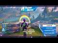 The New Purple Golf Skin Style and Green Twitch Backbling on Fortnite Solo Win #131