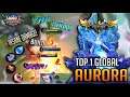 Top Global Hero Aurora ranking 1 Dunia (Mintapa) Dan gameplay Hero Aurora Mobile legends
