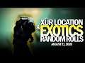 Xur Location, Exotics & Random Armor Rolls 8-21-20 / August 21, 2020 [Destiny 2]