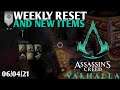 Assassin's Creed Valhalla Weekly Reset & New Items - AC Valhalla Weekly Reset & New Items - Valhalla