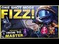 FIZZ FOR SOLOQ? ONE SHOT MODE! - Iron to Master S10 | League of Legends