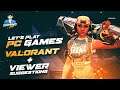 Playing Valorant for the first time on Stream + Other PC Games and COC