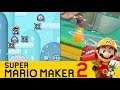 Primer Vistazo a Mario Maker 2: Probando Técnicas, Novedades y el Online - SMM2 (Switch) - ZetaSSJ