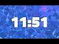 11 MINUTES AND 51 SECONDS TIMER COUNTDOWN [711 seconds - 11:51]