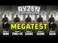 AMD Ryzen 3 3100 ve 3300X vs 1600 AF / 3500X / 3600 Mega TEST !