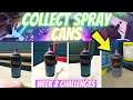 Collect Spray Cans from Warehouses in Dirty Docks or Garages in Pleasant Park in Fortnite! 🎨