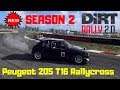 Dirt Rally 2.0 Season 2 | Peugeot 205 T16 Rallycross Season 2 DLC | PS4 PRO Gameplay