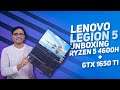 Lenovo Legion 5 AMD Ryzen 5 4600H Laptop Unboxing & First Impressions