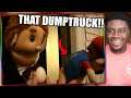MARIO GOT THAT DUMP TRUCK! | SML Movie: Mr. Goodman's Egg Reaction!