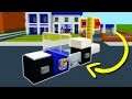 Minecraft Tutorial: How To Make A Police Motorcycle "2019 City Tutorial"