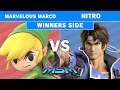 MSM 192 Marvelous_Marco13 (Toon Link) vs Nitro (Richter Belmont) Winners Side - Smash Ultimate