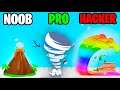 NOOB VS PRO VS HACKER IN NATURAL DISASTERS WITH CHOP