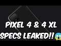 Pixel 4 & 4 XL Specs Leaked #teampixel #pixel4