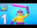RAGDOLL NINJA - Walkthrough Gameplay Part 1 - INTRO (iOS Android)