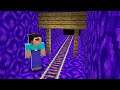 SECRET CAVE FROM THE PORTAL in Minecraft Battle! Noob vs Pro Tunnel Animation!