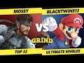 Smash Ultimate Tournament - Mossy (Snake) Vs. Blacktwins13 (Mario) The Grind 110 SSBU Top 32