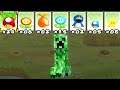 What happens when Minecraft Creeper uses Mario's Power-Ups?