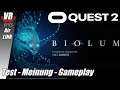 Biolum VR / Oculus [Meta] Quest 2 [Air Link] / Deutsch / Full Playtrough / Virtual Reality