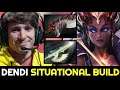 DENDI Situational Build Queen of Pain — Abyssal Blade & Halberd 7.28 Dota 2