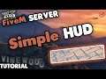 FiveM Simple HUD Tutorial | FiveM  HUD UI ÄNDERN  | FiveM Server erstellen