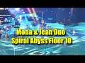 Mona & Jean Duo Entire Spiral Abyss Floor 10 - Genshin Impact Global